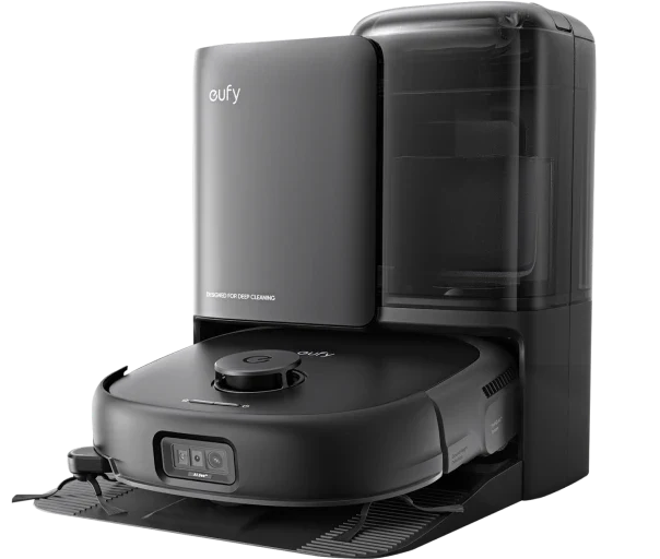 Eufy Omni E25 ロボット掃除機 AI障害物回避 自動ゴミ収集 水拭き モップ洗浄対応モデル外観